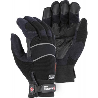 2145BKH Majestic® Winter Lined Armor Skin Mechanics Glove with Knit Back